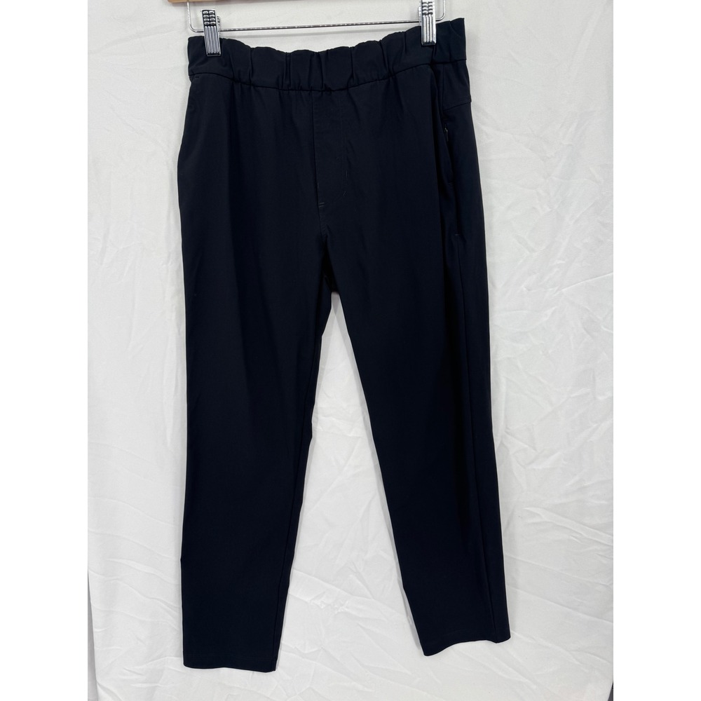 Vuori Miles Ankle Pant Women Size S Black Technical Tapered Trousers